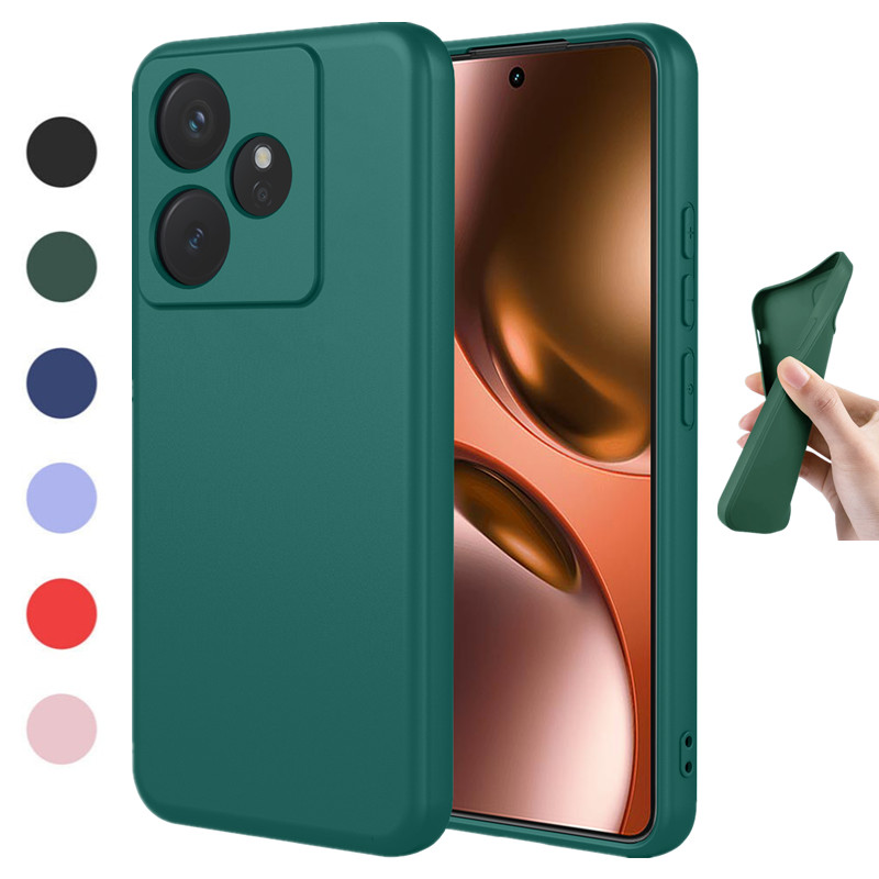 Realme Gt 6 - Flüssigsilikon Flexibles Gehäuse für Realme GT