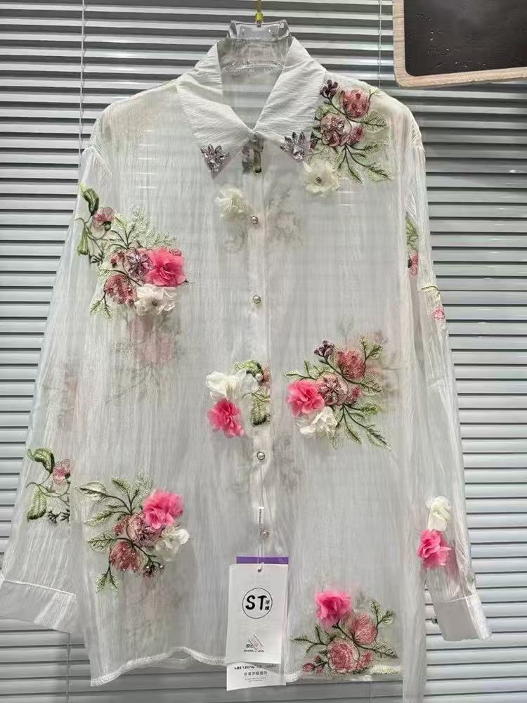 Luxus-Stil Blumen Stickerei Sp – Luxury Lifestyle Women Bewertung und Preis